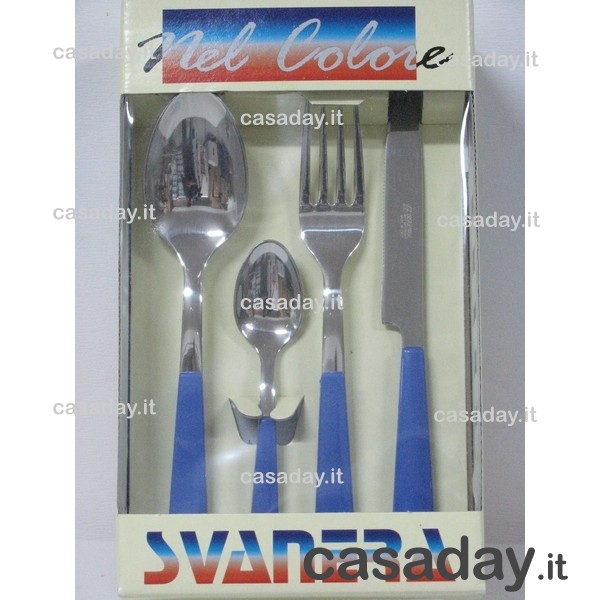 POSATE ELENA-VISUAL INOX 18-10 PZ.24 svanera